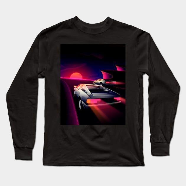 Cliffside Racers Long Sleeve T-Shirt by Jarkkokarkko